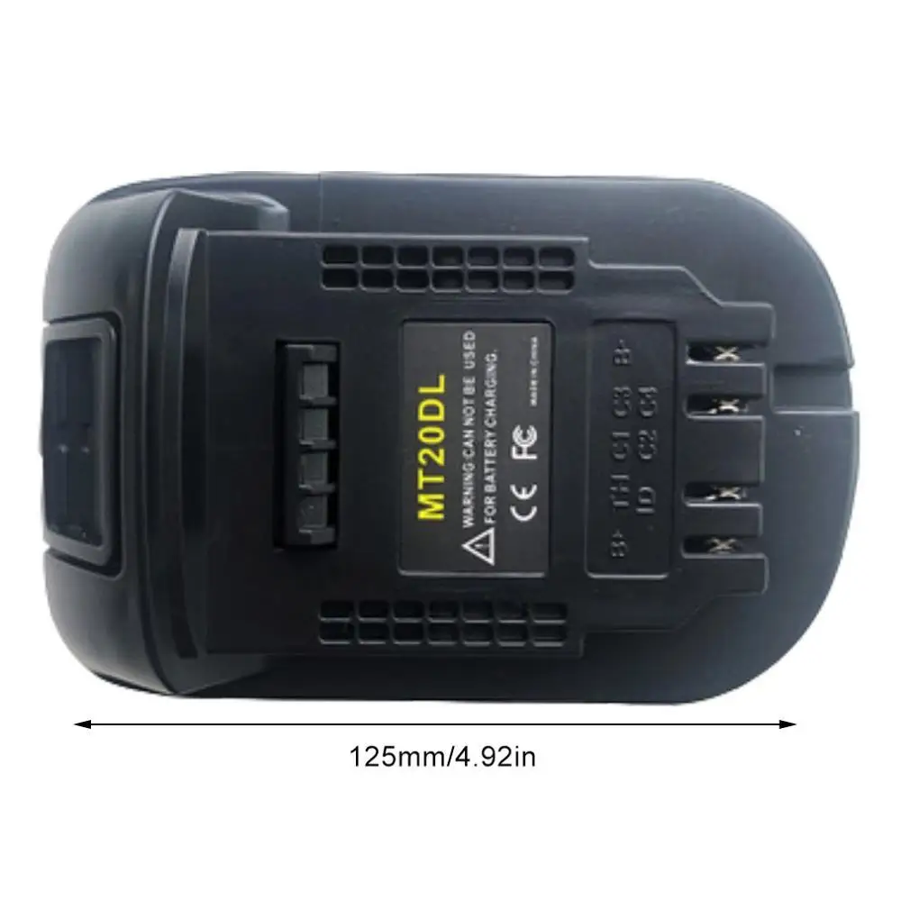 The Dewalt adapter also changes voltage power enabling you to change tools depending on the type of project and the purpose of the machine. Its ability to change between voltages gives this power tool battery adapter an advantage over other adapters when it comes to efficiency.