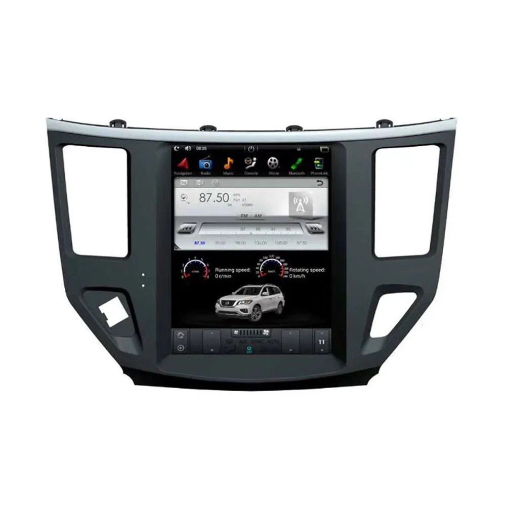 10 4 &quotTesla Тип Android Fit NISSAN Pathfinder 2013-2019 автомобильный dvd-плеер навигация gps радио |