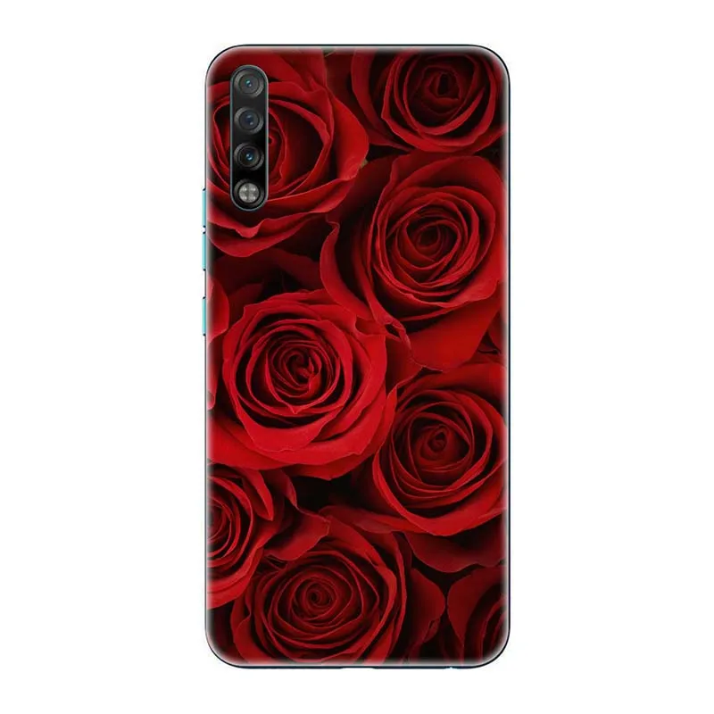 Чехол для телефона из ТПУ+ ПК для Tecno Phantom 9 Phantom9 AB7 6,4-дюймовый чехол с принтом розового волка милый чехол-крышка с узорами задняя оболочка Funda Para - Цвет: A194