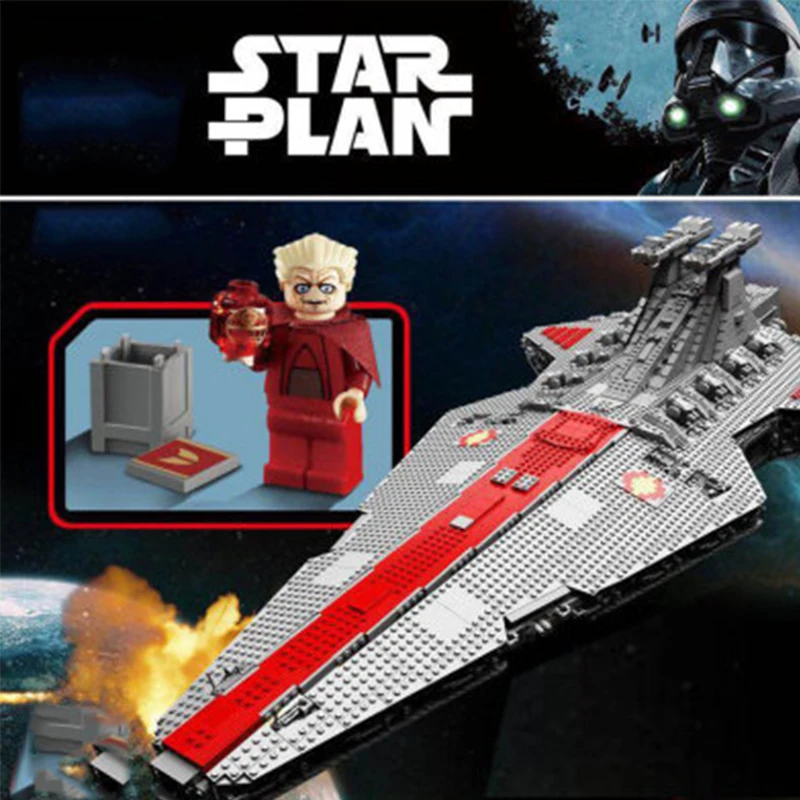

Lepining 6125pcs 05077 The UCS Venator Class Star Destroyer ST04 Star Movie Wars Model Building Blocks bricks Toys