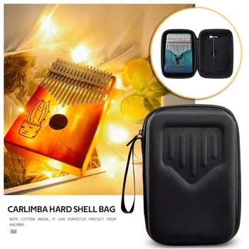 

Storage Bags Thumb Finger Piano Carry Case EVA Hard Shell Lightweight Portable Music Elements for 10/17 Keys Kalimba