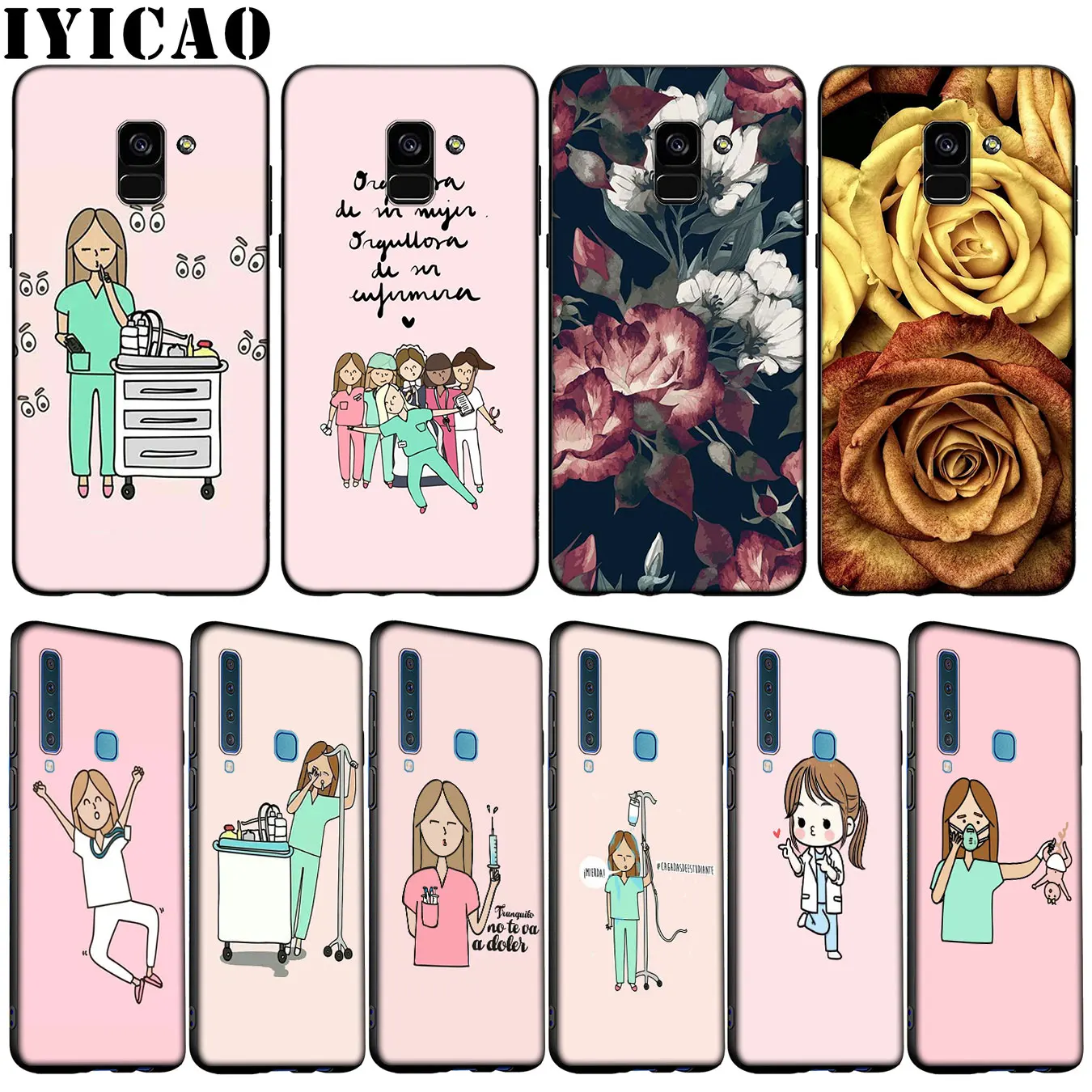 Cartoon Doctor Nurse Hot Fashion Fun Dynamic Case for Samsung Galaxy A51 A71 A81 A91 A41 A21 A11 A01 J8 J7 J4 J6 Plus Prime 2018 | Мобильные