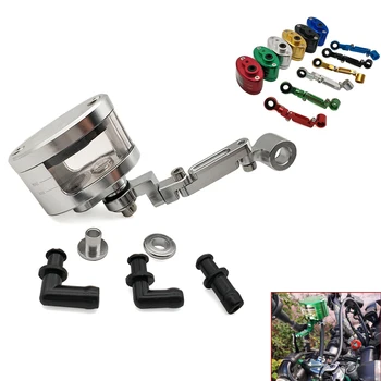 

Universal CNC Motorcycle Brake Fluid oil Reservoir Cup tank +support bracket For Ducati cbf 1000 600 600f cbr 600 f 650f 900 rr