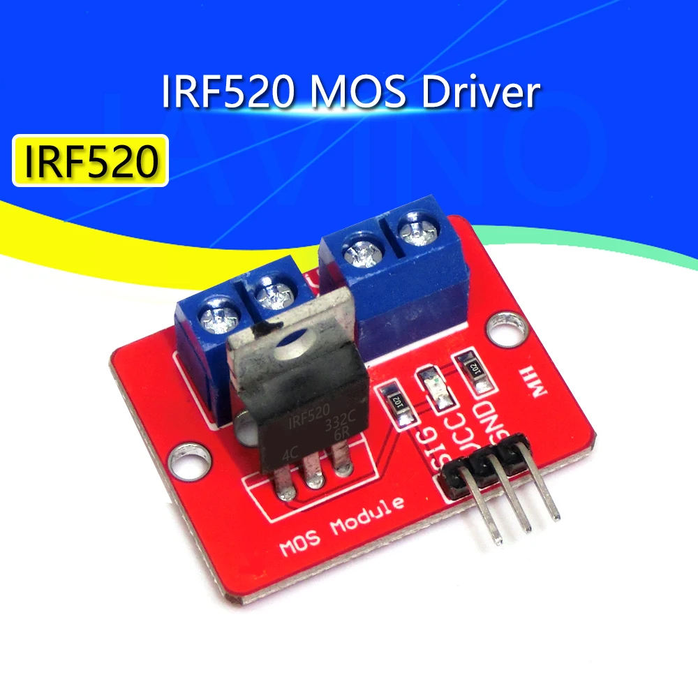 Модуль привода IRF520 0-24 В модуль полевого транзистора с МОП-трубкой для Arduino MCU ARM |