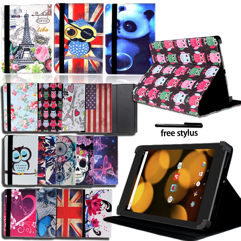 

Universal Case for 7" /8" /10" Argos Bush Ultra-thin Leather Anti-shock and Anti-fall Tablet Smart Leather Folding Cover Case