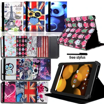 

Universal Case for 7" /8" /10" Argos Bush Ultra-thin Leather Anti-shock and Anti-fall Tablet Smart Leather Folding Cover Case