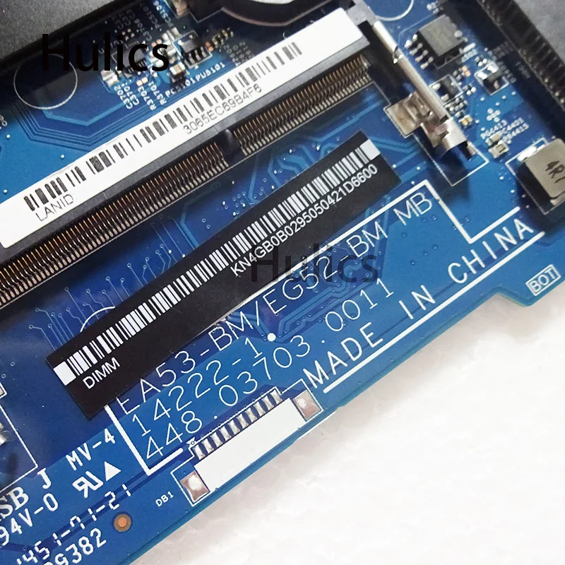 Hulics оригинальная материнская плата для ноутбука acer aspire ES1-512 NBMRW11003 EA53-BM EG52-BM MB 14222-1 448.03703.0011