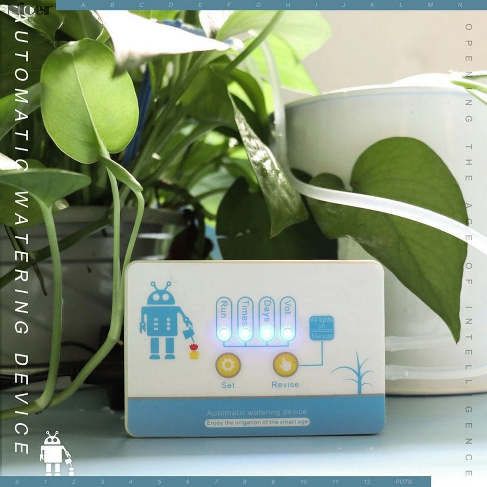 Automatic Watering Device Drip Irrigation Timing System Garden Water-Saving Smart USB / Solar Irrigation System Battery Powered