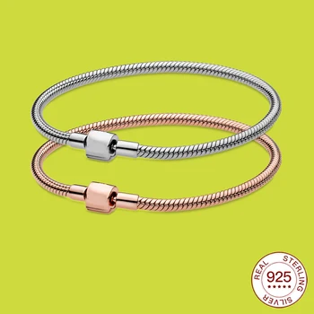 

2020 NEW 925 sterling silver Simple bracelet Charm matching for women to wear DIY jewelry