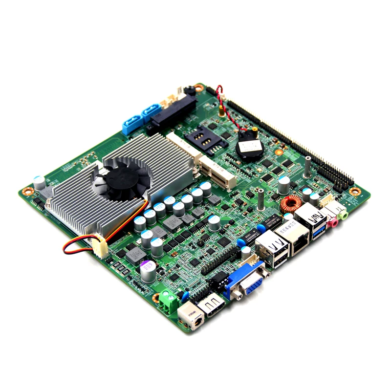Мини-itx мини материнская плата Celeron J1900 бортовой 4GB 6 COM сенсорный экран широкая мощность 1* DDR3 240 Разъем