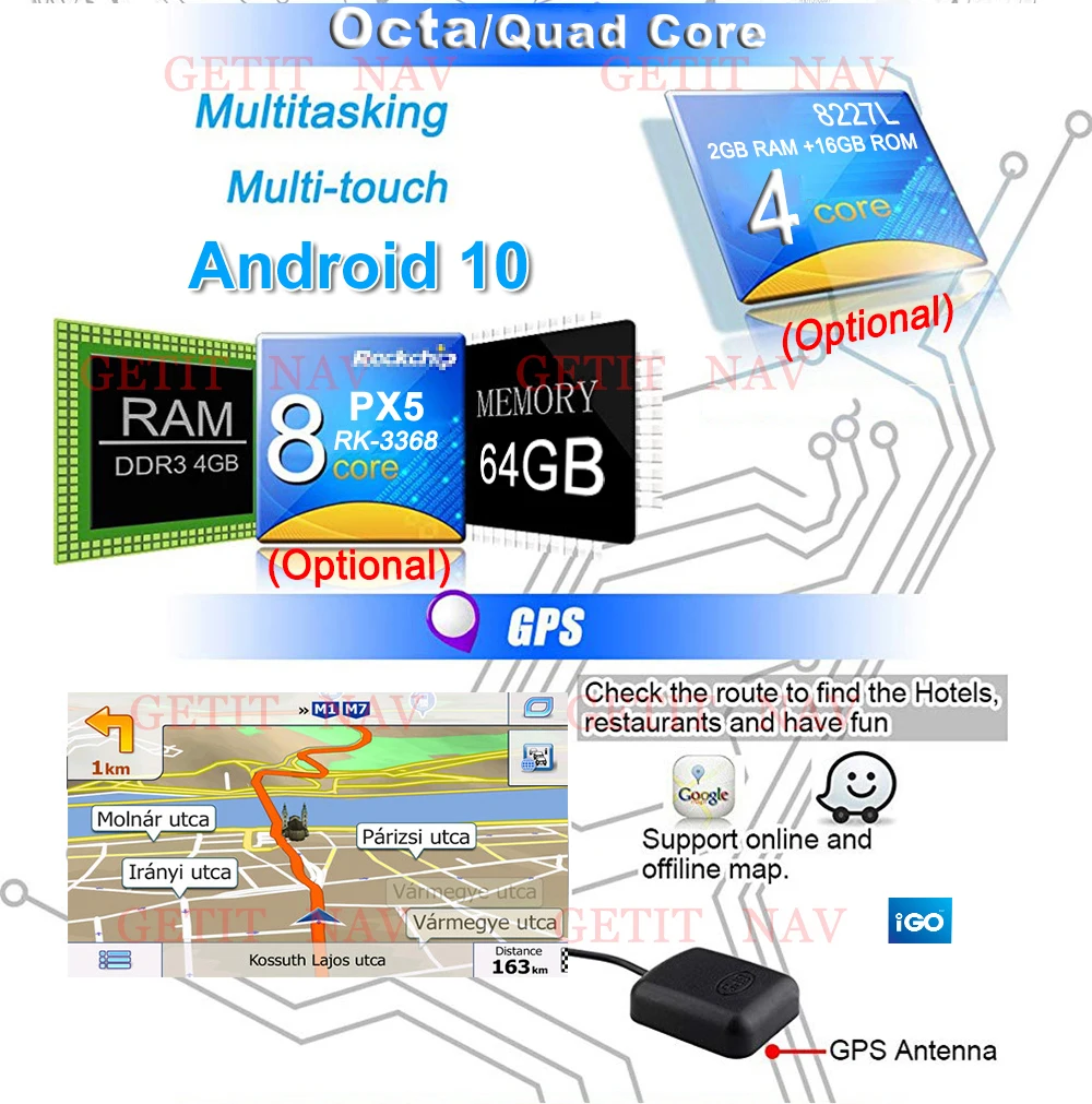 Android 10,0 Автомобильный DVD стерео gps Мультимедиа для BMW E39 E53 M5 X5 с радио WiFi BT навигация