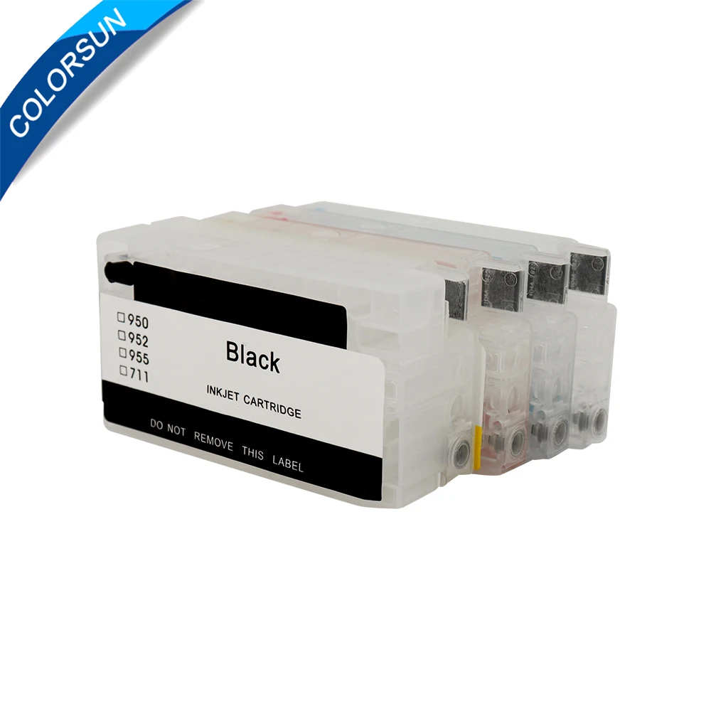 Colorsun для HP 711 Hp пустой многоразовый картридж принтера Designjet T120 T520 с чипом|ink cartridge