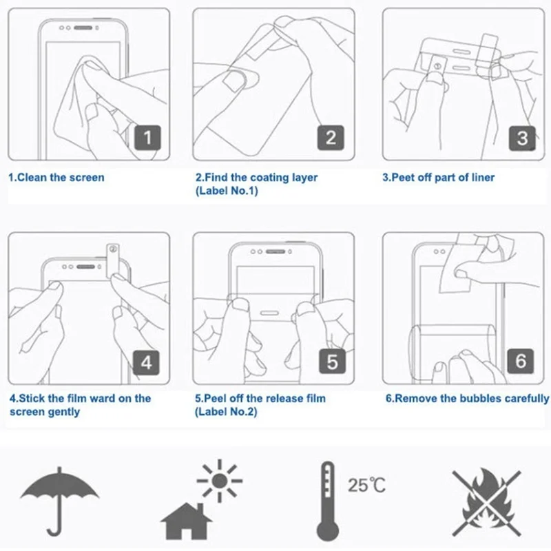 2pcs Tempered Glass For Microsoft Surface Pro 4 5 6 7 8 9 X Tablet Screen Protector For Surface Go 1 2 3 Premium 9H Glass Film 6