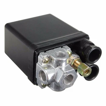

Air Compressor Auto Pressure Normally Closed Switch Control Cut Off Valve 90-125PSI 20A Max For Air Compressor Machine