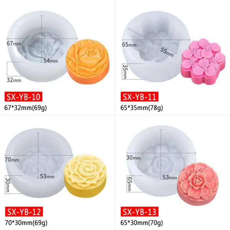 1 шт. силикагель Mooncake Mold торт желе мыло ручной работы бисквит плесень кухня формы для выпечки инструменты для выпечки тортов