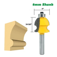 8 мм хвостовик линия архитектурная Лепка фреза по дереву для соединения шип-паз фреза для дерева станки