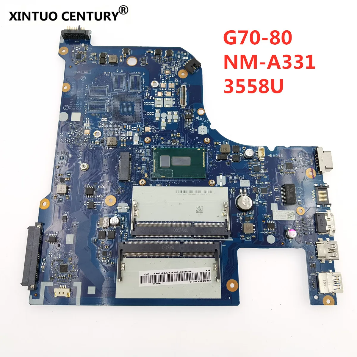 For Lenovo B70-80 G70-80 Z70-80 Z70-70 G70-70 B70-70 notebook motherboard NM-A331 Pentium CPU 3558U 100% test work | Компьютеры и офис