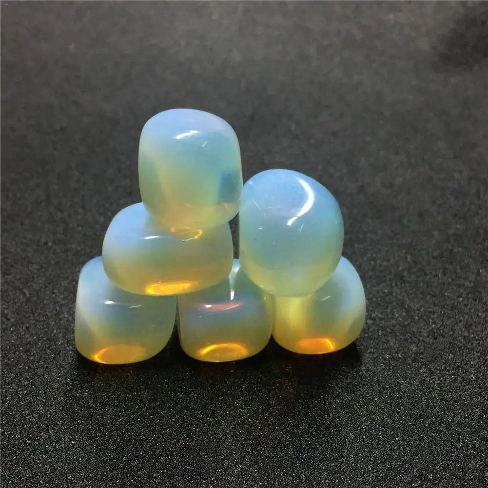 

6pcs/set Opal Bonsai Decor Crystal DIY Jewelry Collectibles Crystal Gem Natural Tumbled Stone Polished Gemstone Reiki Healing