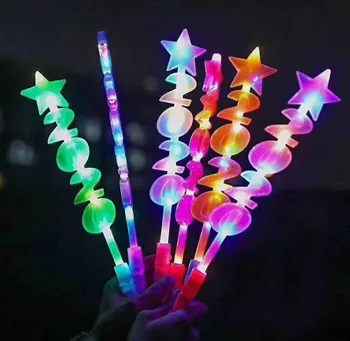 

Glowing Stick Star 2020 Shape LED Flashing Fairy Wand Kids Toy For Concert Props Wedding Supplies Party Favor