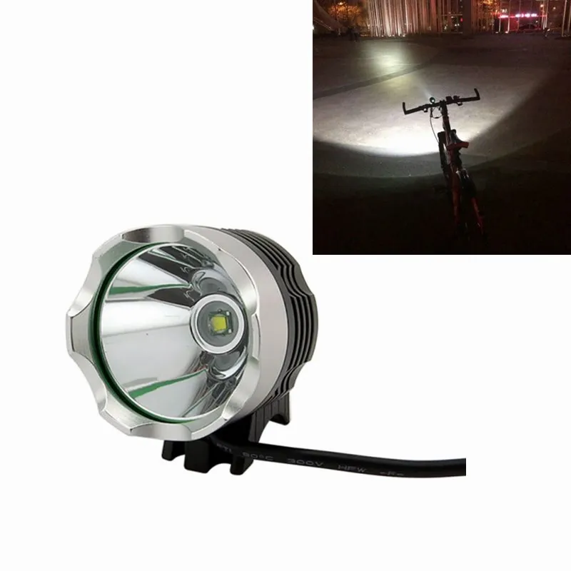 Велосипедный светильник, водонепроницаемый Светодиодный светильник для велосипедной батареи, 1200 люмен, велосипедный передний светильник, велосипедный головной светильник, велосипедный светодиодный светильник