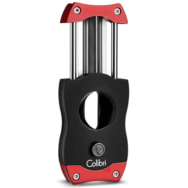  CIGARLOONG Metal Cigar Cutter Luxury Gadgets Six Color For Choose V Portable Stainless Steel Cigar 