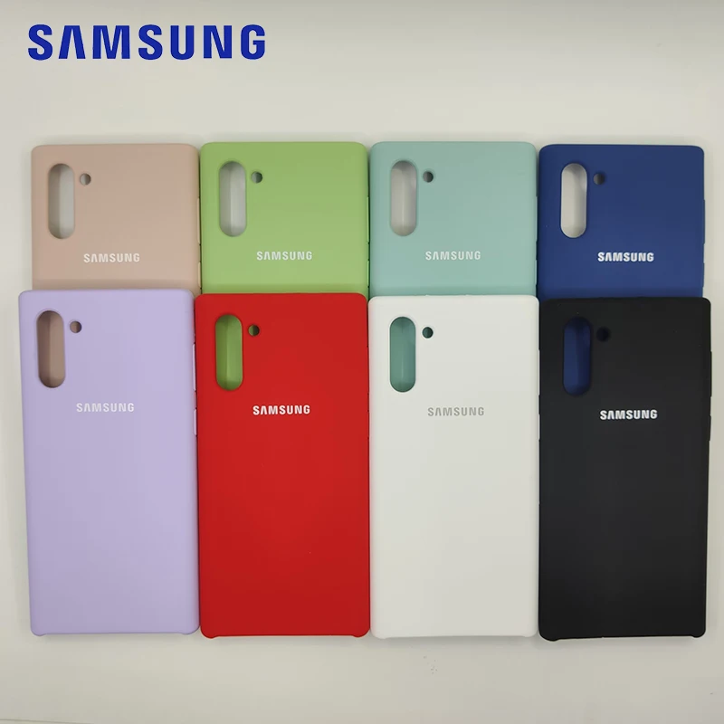 Samsung Note 10 Plus чехол для Galaxy Pro жидкий силиконовый шелковистый мягкий сенсорный 10/10