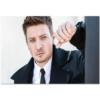 

New Arrival Jeremy Renner Canvas Poster Wall Art Painting Nordic Satin Posters Prints Modern Home Decoration