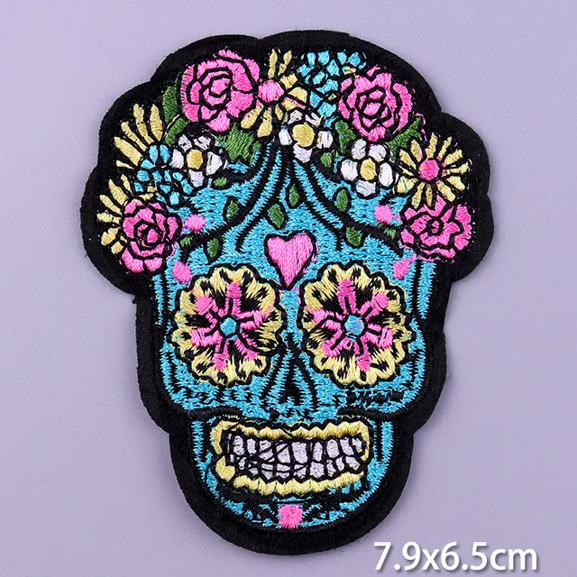 DIY Cartoon Cat Dog Patches On Clothes Animal Patch Unicorn Letter Embroidered Patch Iron On Patches For Clothing Stickers Badge PE3359CT