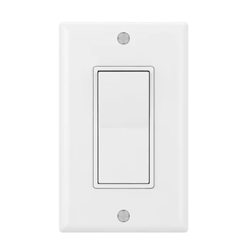 

American Button Switches Wifi Smart Wall Light Switch Dimmer Mobile App Remote Control No Hub Required Works With Amazon Alexa G