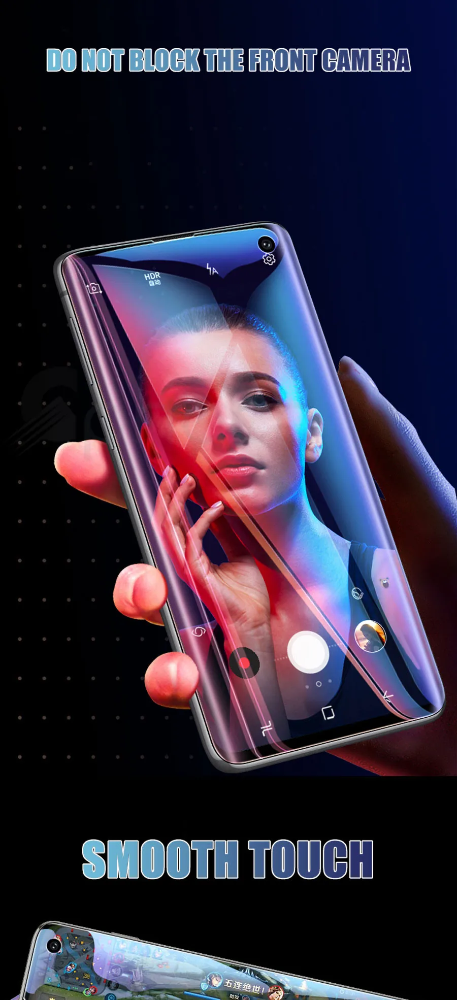 200D Защитная мягкая пленка для samsung Galaxy S7 Edge S8 S9 S10 Plus Lite S10e Note 8 9 10 Pro Защитная пленка для экрана