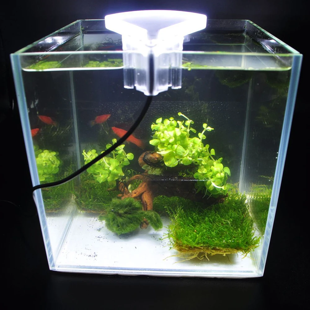 Мини 5 Вт Светодиодный светильник для аквариума Водонепроницаемая водная