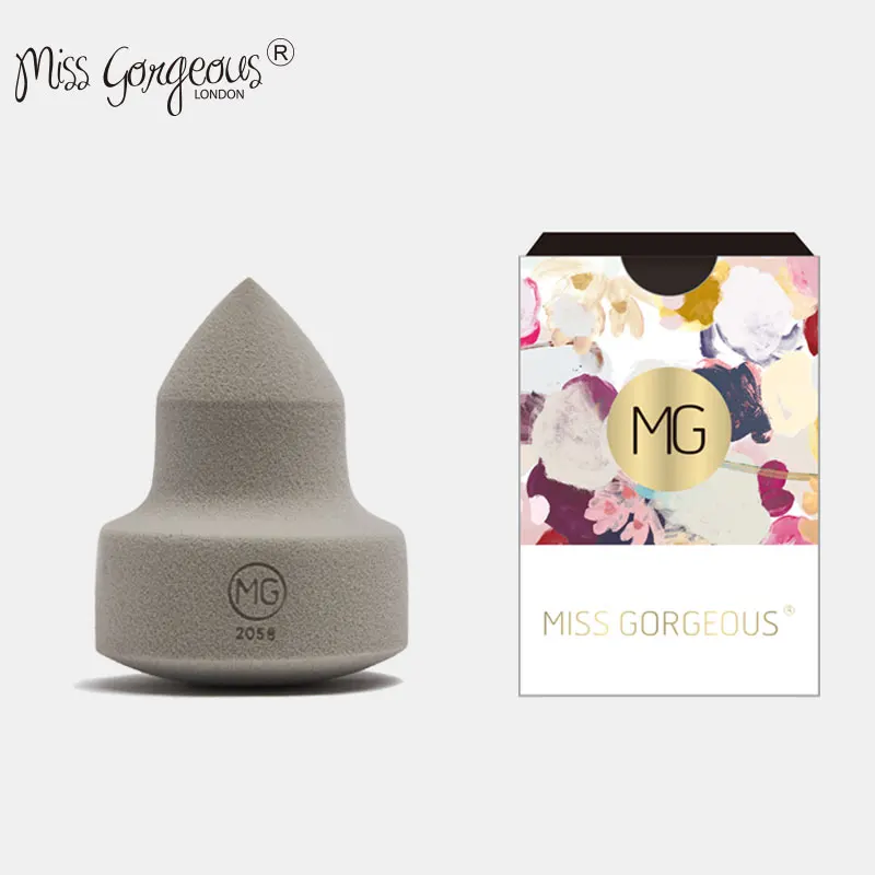 

Miss Gorgeous 1PC Gray Make Up Sponge Stamp Shape Hydrophilic Polyurethane Blender Blending Foundation Puff Beauty Powder Sponge