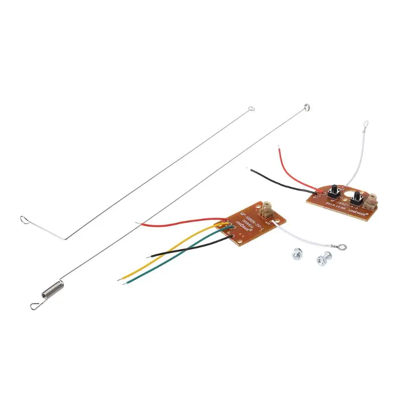 2CH RC telecomando 27MHz circuito PCB trasmettitore e ricevitore scheda Radio sistema con Antenna Set per auto camion giocattolo - immagine 2
