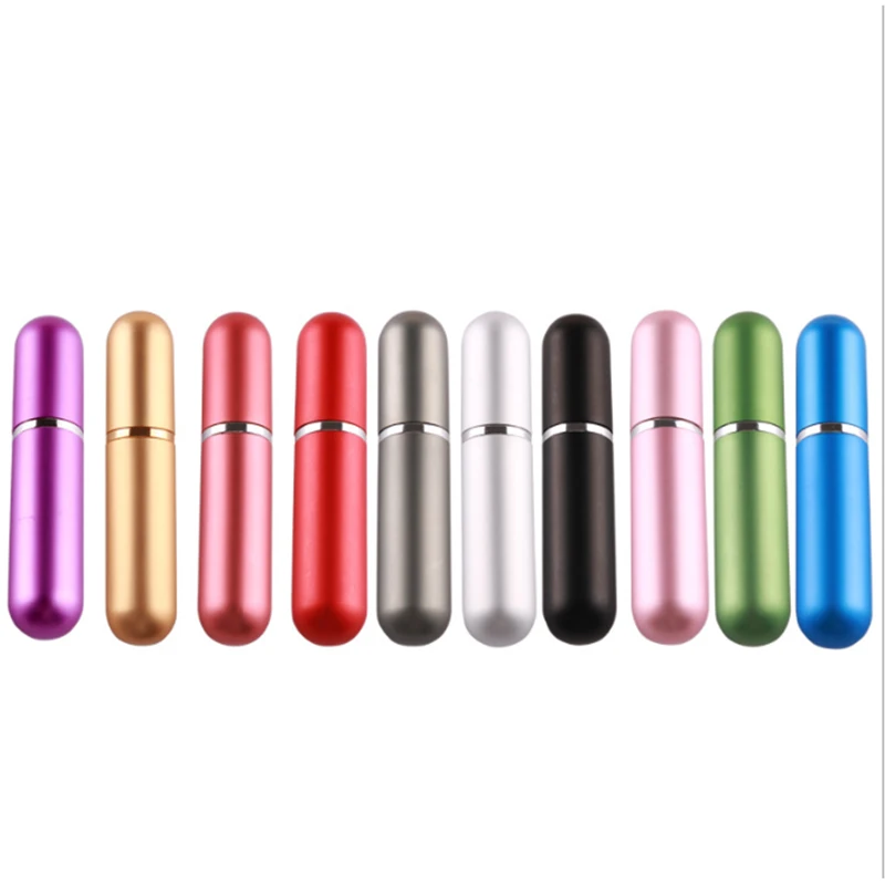 

5ml Portable Travel Filling Perfume Sprayer Bottle Aluminum Spray Atomizer Empty Parfum Bottle Makeup Container Spray Bottle
