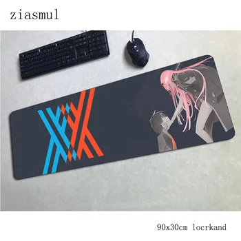 

darling in the franxx padmouse 900x300x3mm gaming mousepad game Domineering mouse pad gamer computer desk mat notbook mousemat