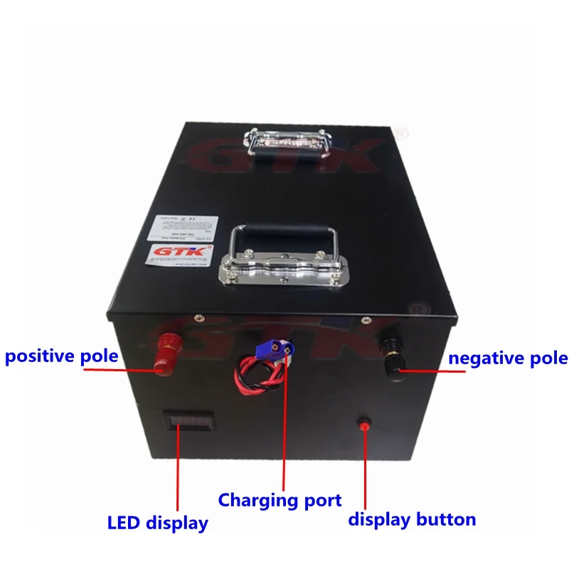 Литиевая батарея Waterprrof 24V 40Ah 50Ah 60Ah 70Ah 80Ah 100Ah LiFepo4 с BMS для солнечной системы дома на