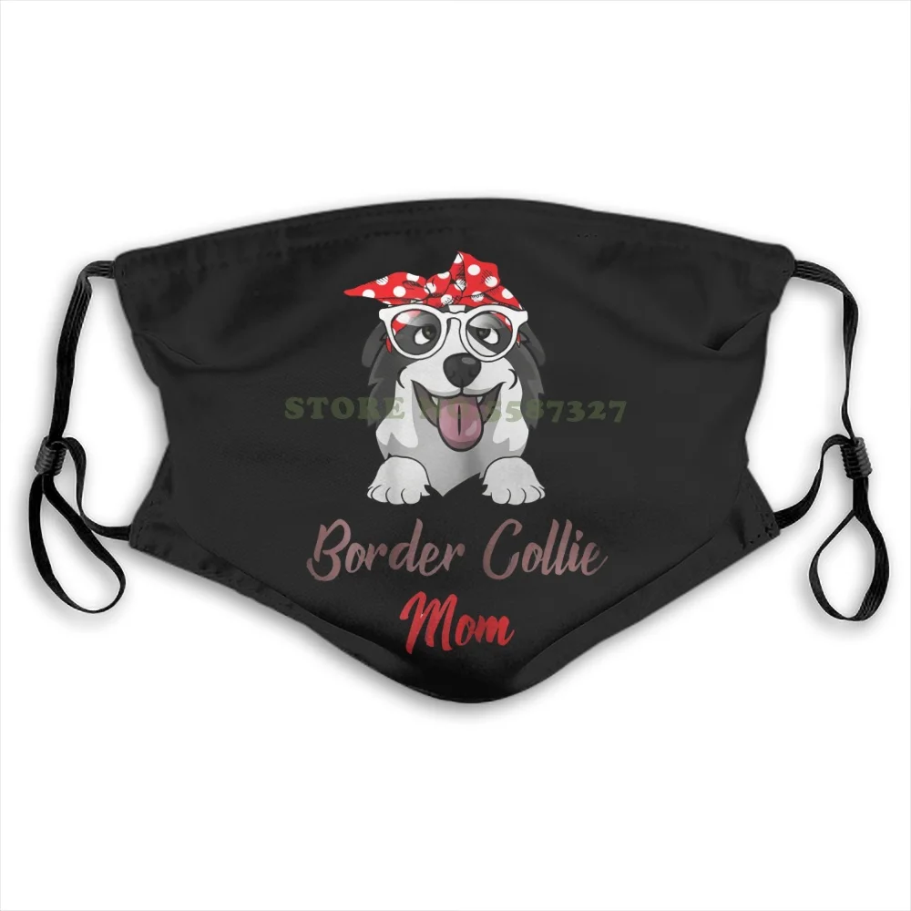 Забавный подарок на день матери Border Collie брендовые моющиеся модные маски для лица