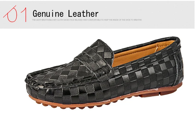 2020 Spring Genuine Leather Kids Shoes for Boys Mocassins Fashion Soft Children Shoes For Boy Casual Flat Slip On Loafers (4)
