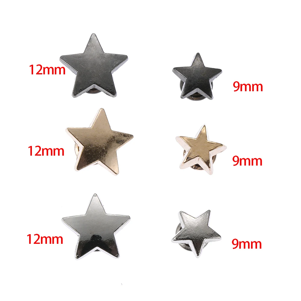 Metal Rivets 10sets 20pcs for DIY Clothing Bag Shoes Crafts