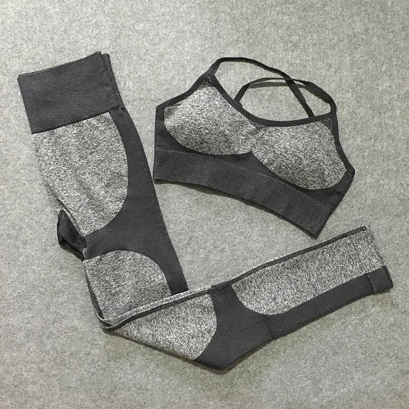 impact seamless gym set women 2pcs yoga set active womens gym clothing sport wear women fitness ladies sportswear workout set (1)