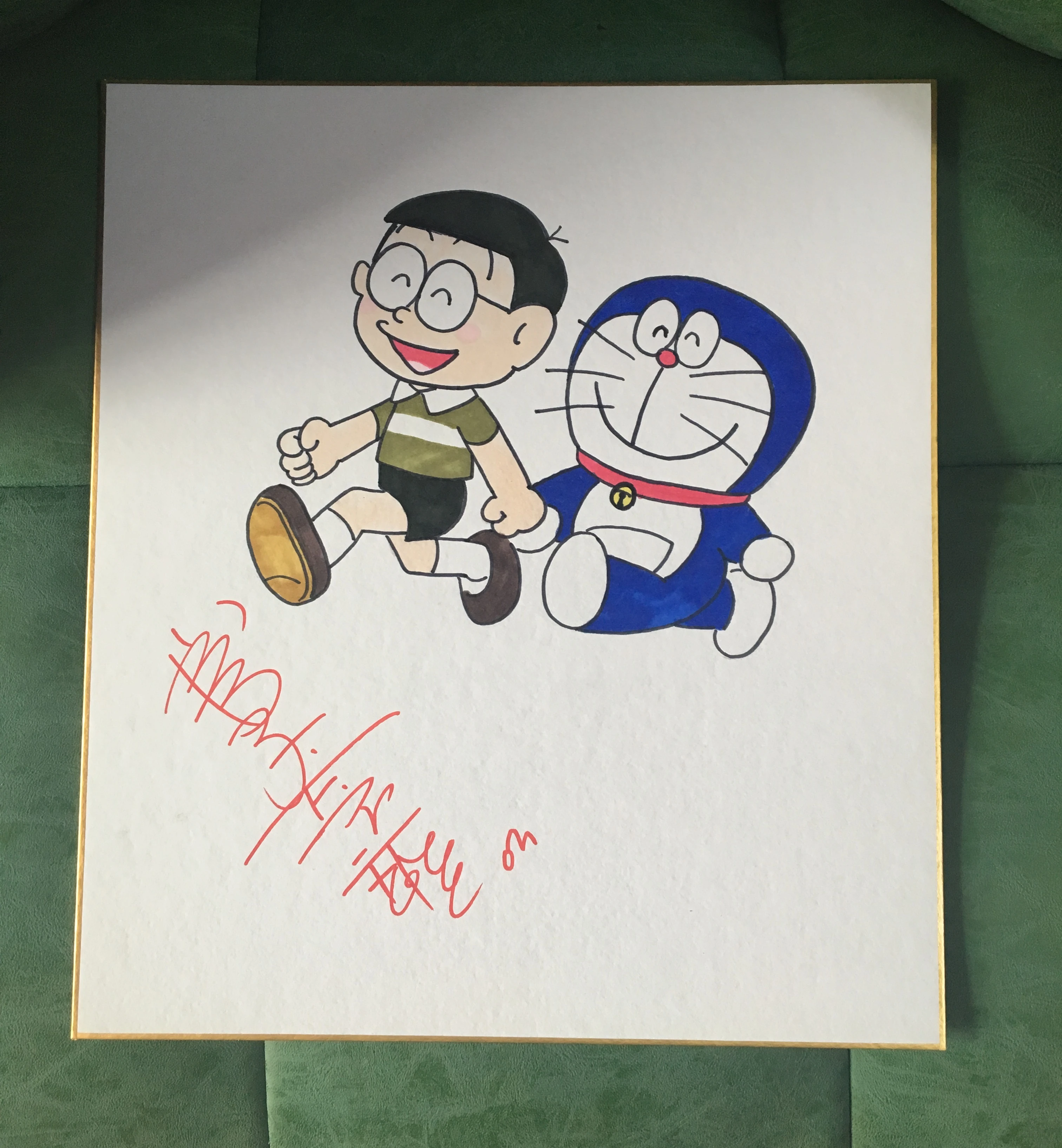 Digambar Tangan Fujiko Fujio Ditandatangani Shikishi Kartu Papan Seni Doraemon 27 24 Cm Langka 079a Kartu Undangan Aliexpress