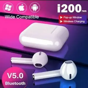 

i200 tws Bluetooth 5 Headsets Wireless Charging earphone Pop up Ear detection PK i12 i9000 i800 i30 i60 i20 tws