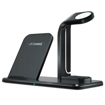 

3 in 1 Qi Wireless Fast Charger Dock Stand for iPhone/AirPods iWatch4/3/2/1 Wireless Charger for iphone