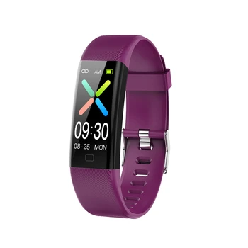 

Men Women Pedometer Watch Heart Rate Monitor Fitness Tracker Waterproof Outdoor Sports Smart Bracelet Date Call Message Reminder