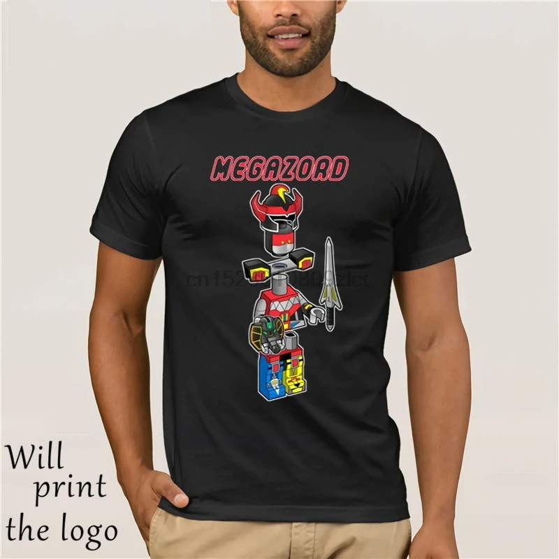Megazord Power Maglietta Da Uomo Rangers Design Fan Gift Present (Col)Cool Casual Pride T Shirt Uomo Unisex New Fashion