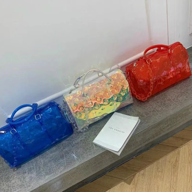 2020 прозрачная сумка луи Брендовая женская модная женские сумки Bolsa Feminina через