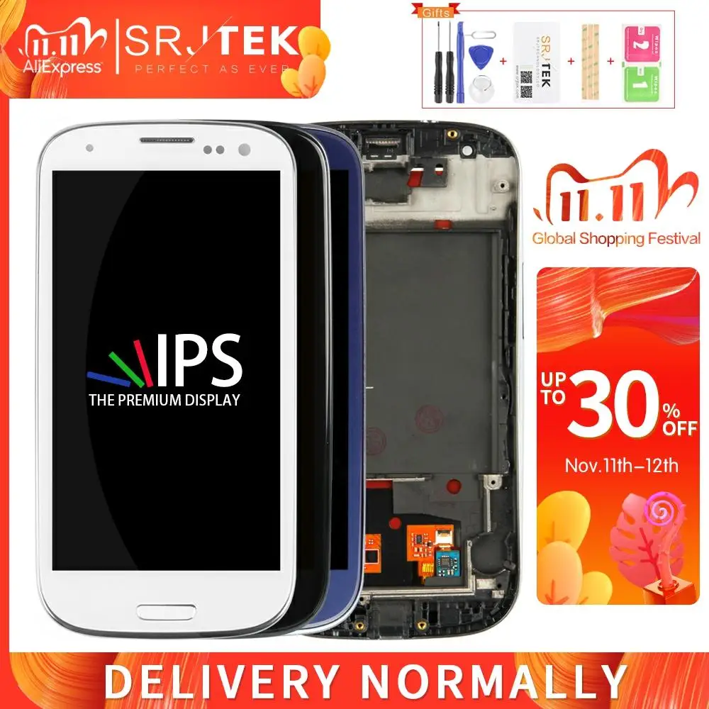 AMOLED/TFT для Samsung Galaxy S3 Neo LCD дисплей i9300i сенсорный дигитайзер Сенсорное стекло в