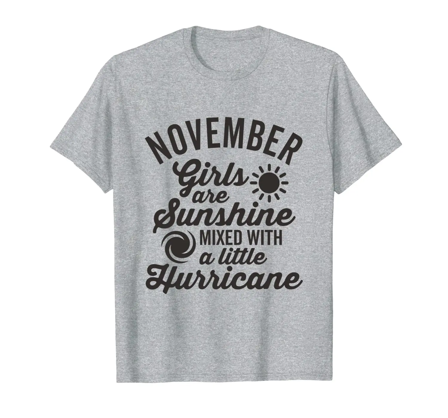 Ноябрьские девушки-солнечный свет смешанные с футболкой урагана | Мужская одежда