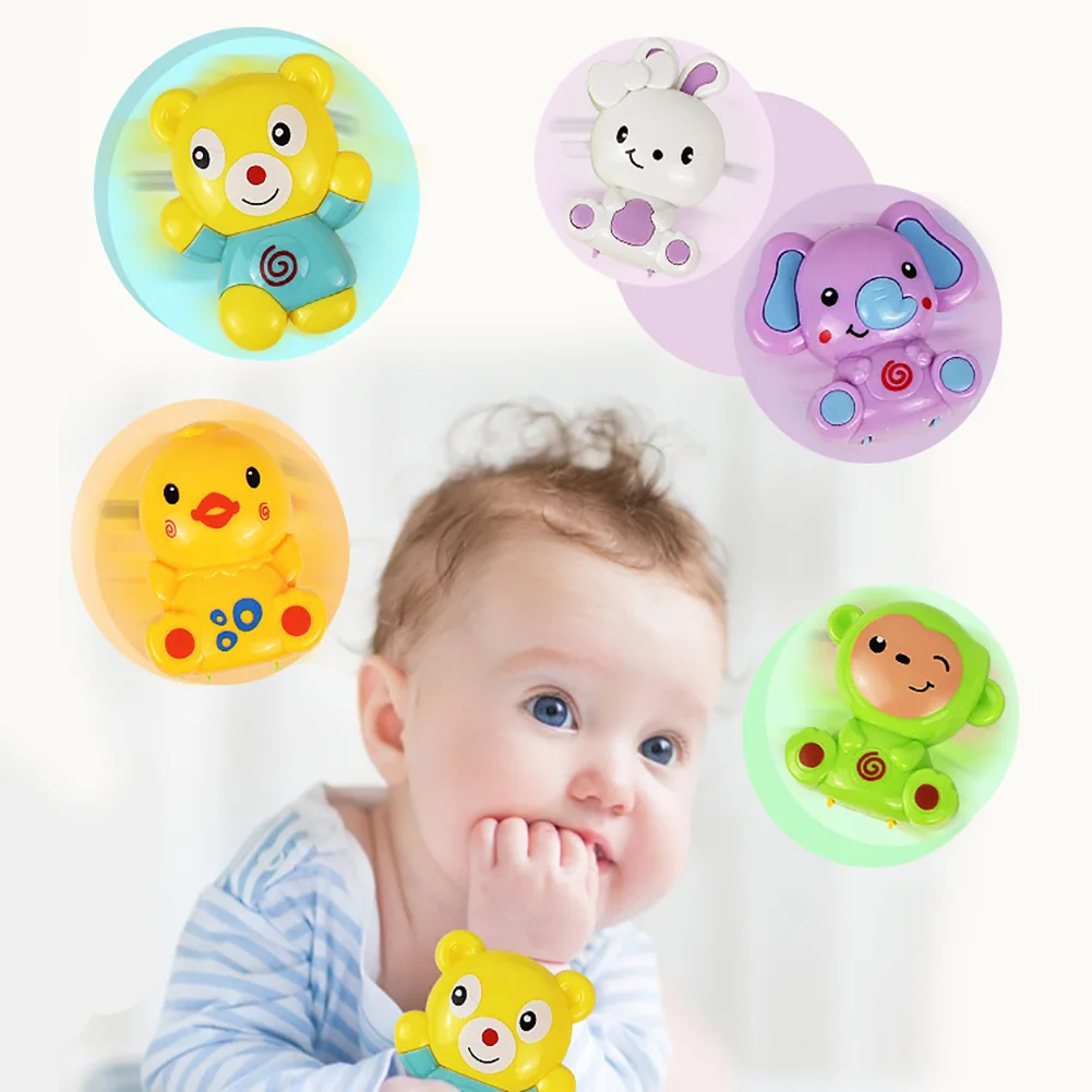 Music mobile bed bell crib animal toy bracket music rotating giraffe box cute music box gift 5