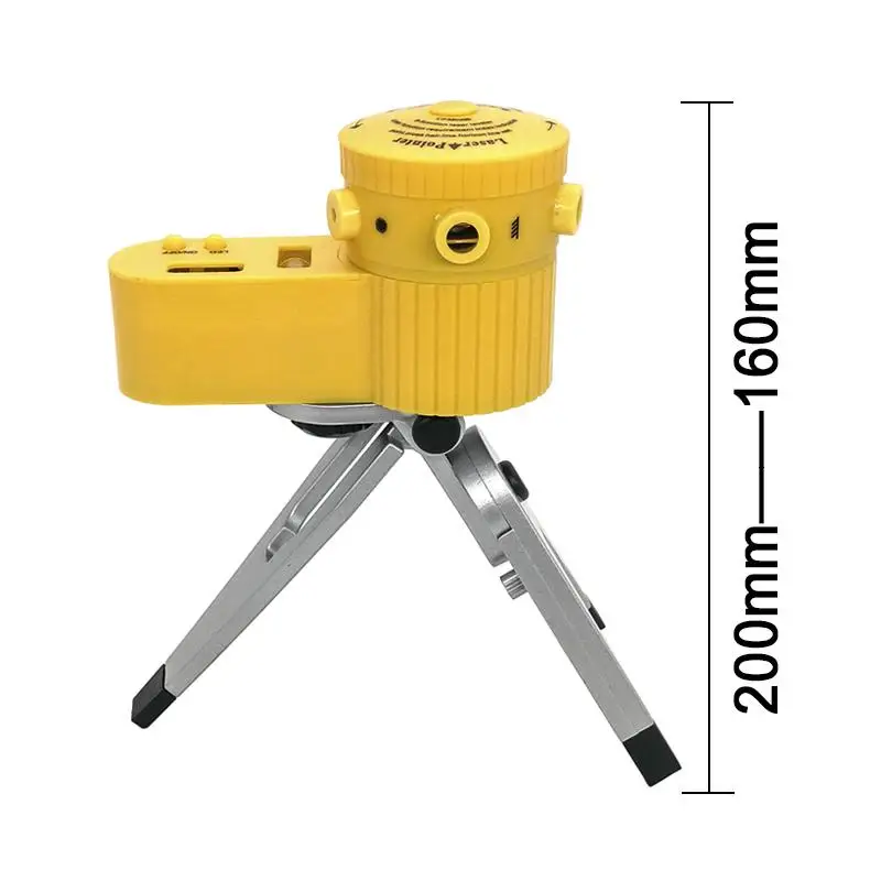 Home Multifunctional Laser Level Infrared Vertical Line Horizon Line & Point Measurement with Tripod LED Night View Level Ruler